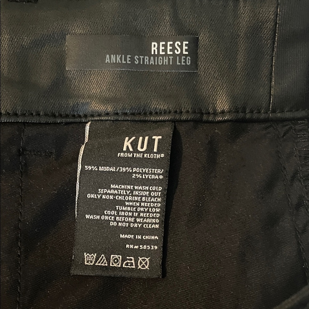 Kut from the Kloth Coated Black Pants - Picture 9 of 9